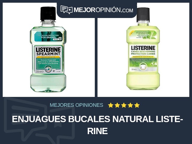 Enjuagues bucales Natural Listerine