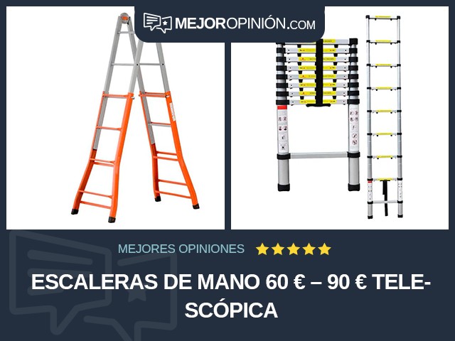 Escaleras de mano 60 € – 90 € Telescópica