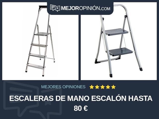 Escaleras de mano Escalón Hasta 80 €