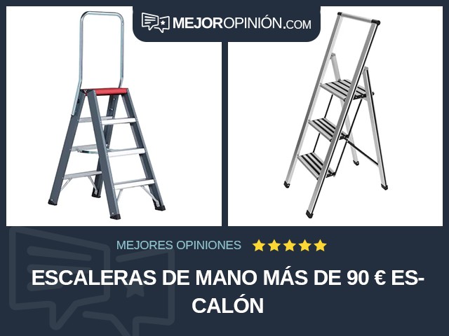 Escaleras de mano Más de 90 € Escalón