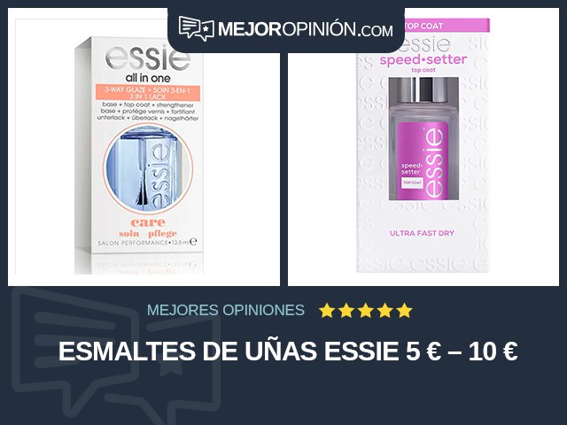 Esmaltes de uñas essie 5 € – 10 €