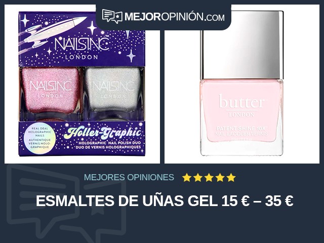 Esmaltes de uñas Gel 15 € – 35 €