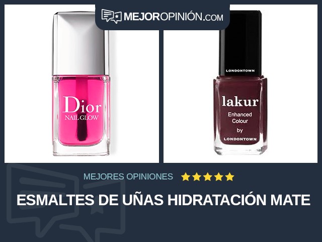 Esmaltes de uñas Hidratación Mate