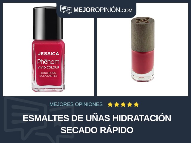 Esmaltes de uñas Hidratación Secado rápido