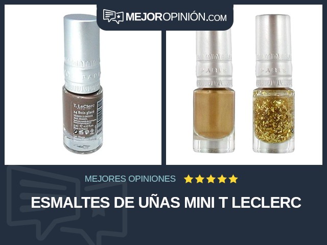 Esmaltes de uñas Mini T Leclerc