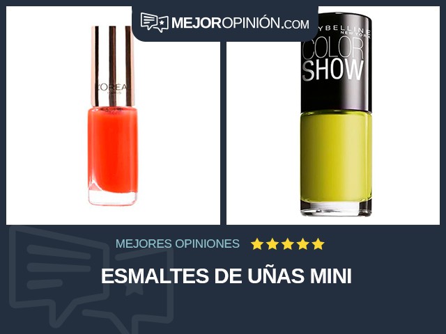 Esmaltes de uñas Mini