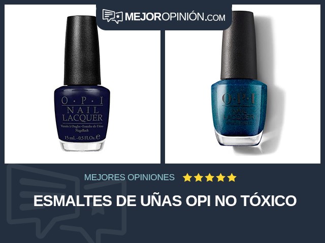 Esmaltes de uñas OPI No tóxico