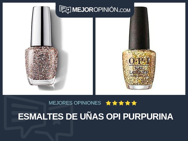 Esmaltes de uñas OPI Purpurina