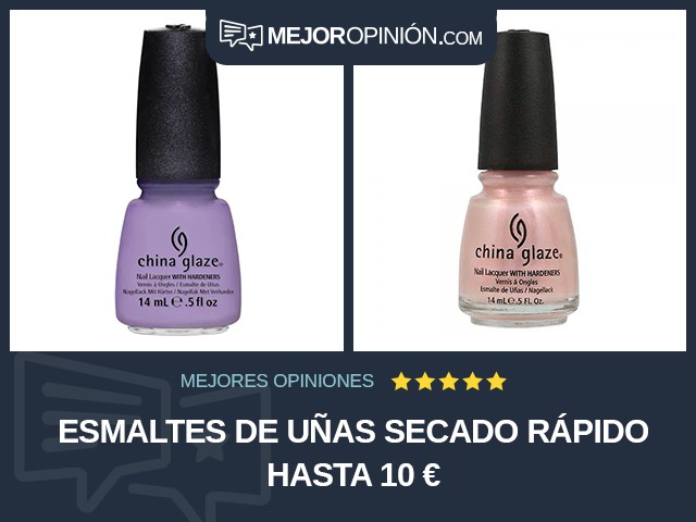 Esmaltes de uñas Secado rápido Hasta 10 €