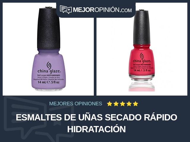 Esmaltes de uñas Secado rápido Hidratación