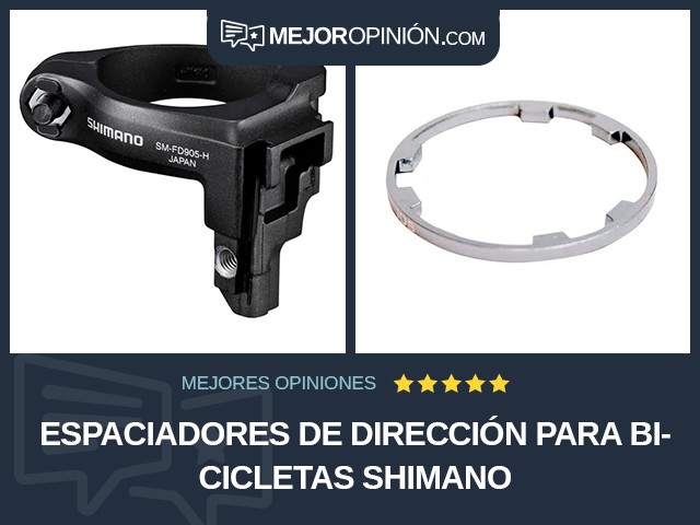 Espaciadores de dirección para bicicletas Shimano