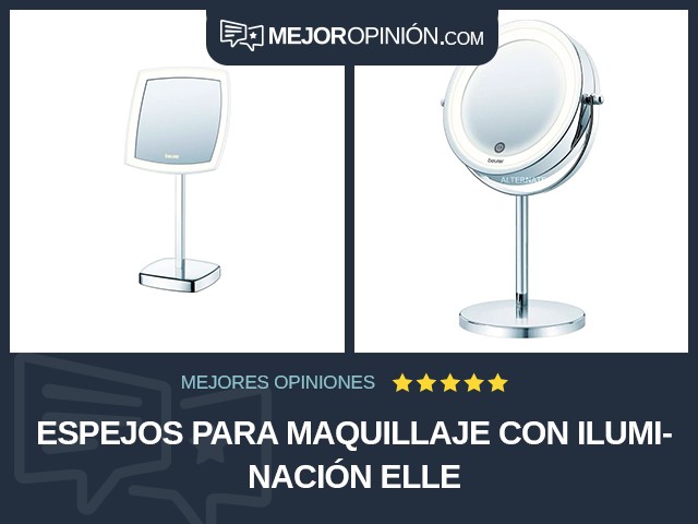 Espejos para maquillaje Con iluminación ELLE