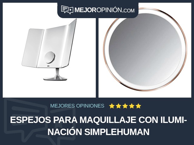 Espejos para maquillaje Con iluminación simplehuman