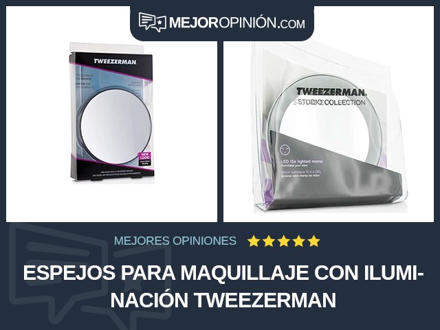 Espejos para maquillaje Con iluminación Tweezerman