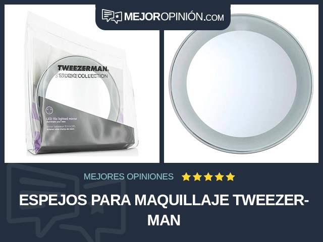 Espejos para maquillaje Tweezerman