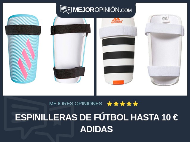 Espinilleras de fútbol Hasta 10 € adidas