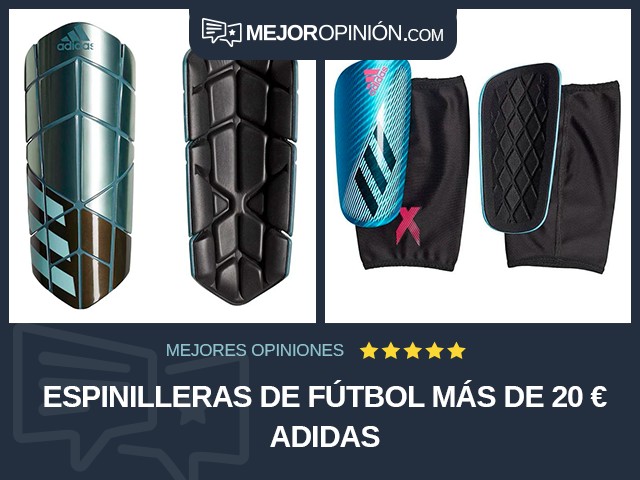 Espinilleras de fútbol Más de 20 € adidas