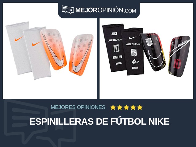 Espinilleras de fútbol Nike