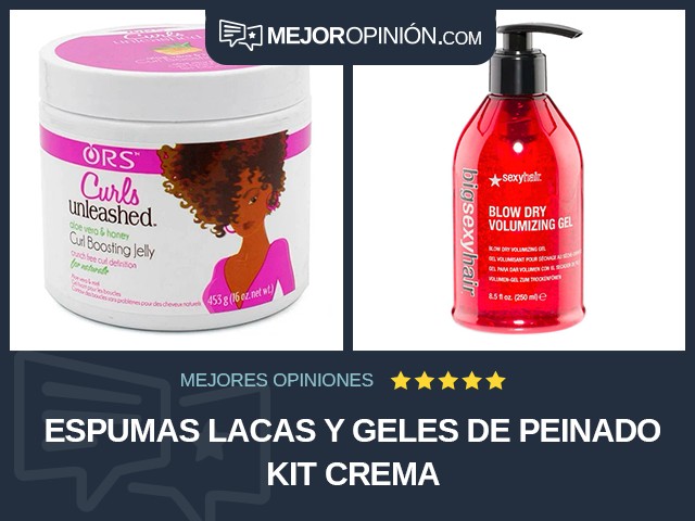 Espumas lacas y geles de peinado Kit Crema