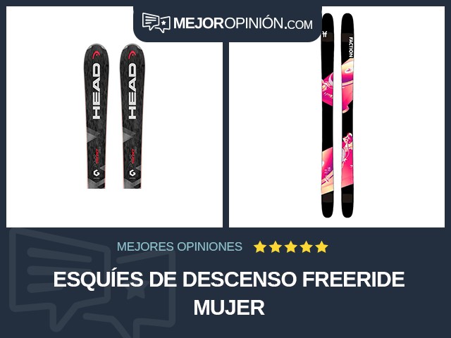 Esquíes de descenso Freeride Mujer