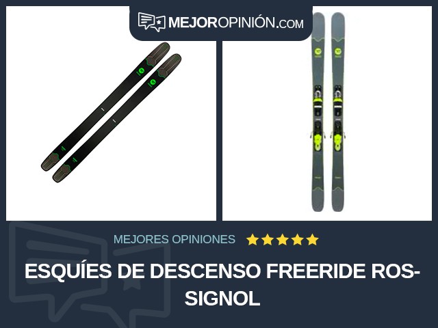 Esquíes de descenso Freeride Rossignol