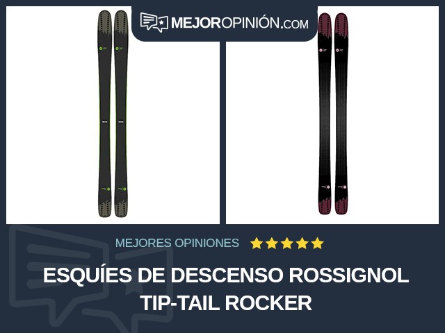 Esquíes de descenso Rossignol Tip-Tail Rocker