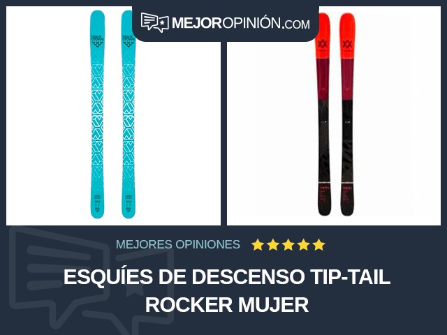 Esquíes de descenso Tip-Tail Rocker Mujer