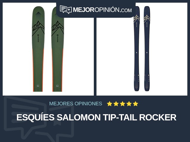 Esquíes Salomon Tip-Tail Rocker