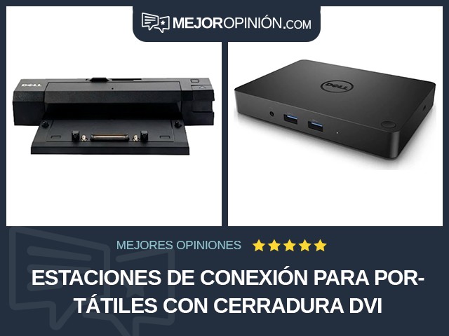 Estaciones de conexión para portátiles Con cerradura DVI