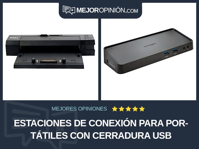 Estaciones de conexión para portátiles Con cerradura USB