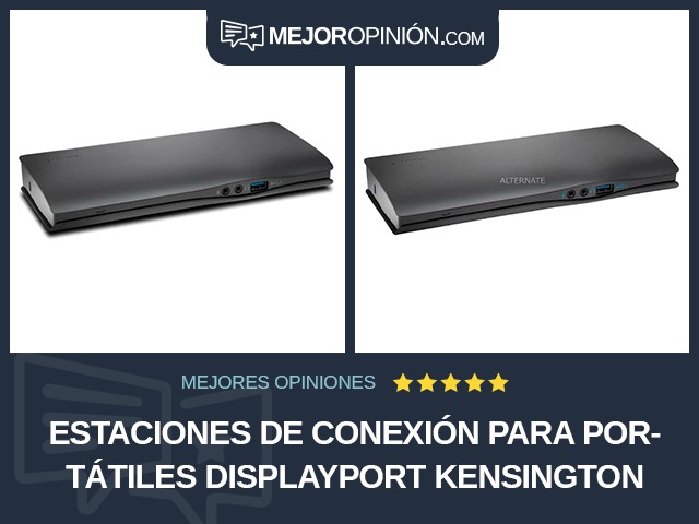 Estaciones de conexión para portátiles DisplayPort Kensington