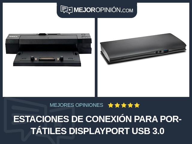 Estaciones de conexión para portátiles DisplayPort USB 3.0