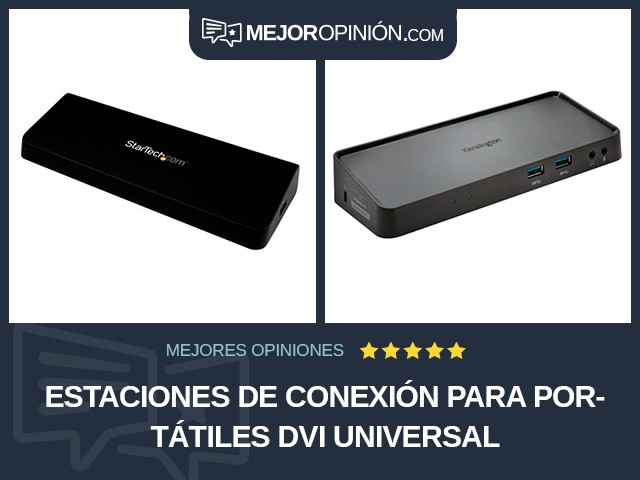 Estaciones de conexión para portátiles DVI Universal