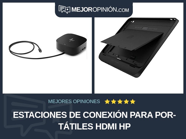 Estaciones de conexión para portátiles HDMI HP