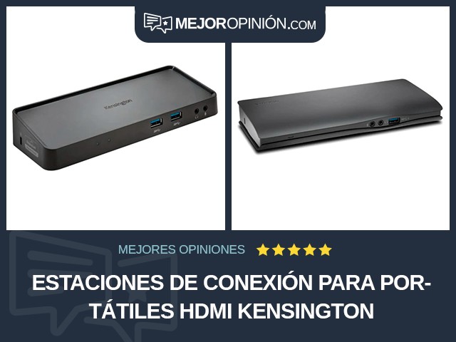 Estaciones de conexión para portátiles HDMI Kensington