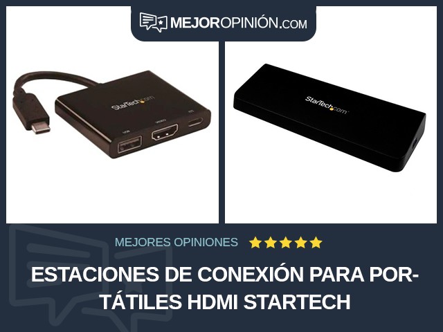 Estaciones de conexión para portátiles HDMI StarTech