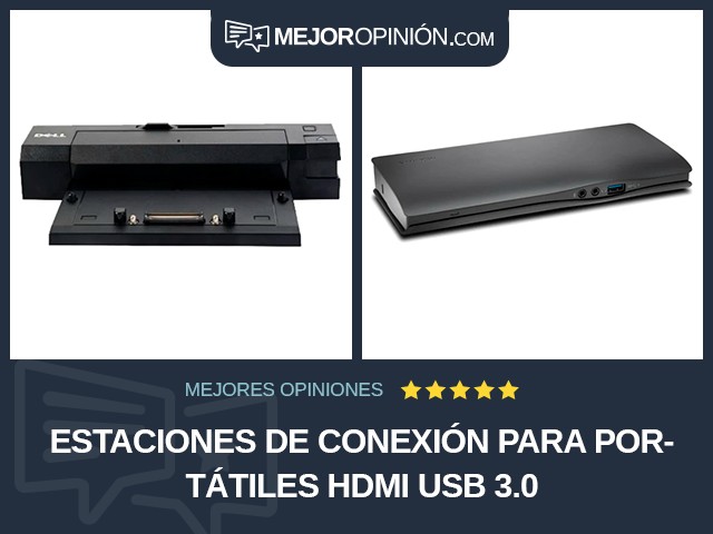 Estaciones de conexión para portátiles HDMI USB 3.0