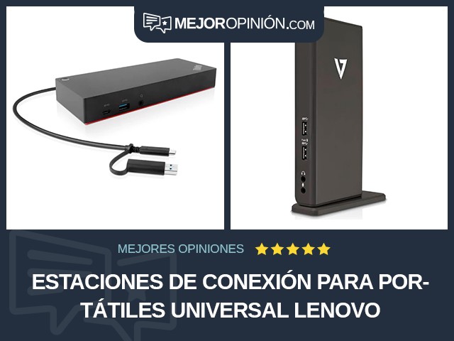 Estaciones de conexión para portátiles Universal Lenovo