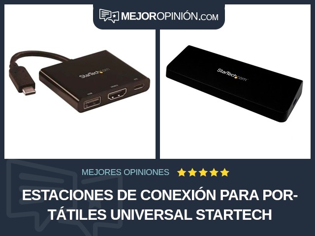 Estaciones de conexión para portátiles Universal StarTech