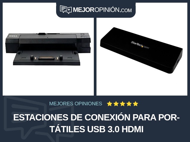 Estaciones de conexión para portátiles USB 3.0 HDMI