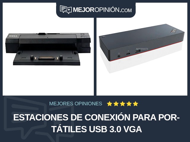 Estaciones de conexión para portátiles USB 3.0 VGA