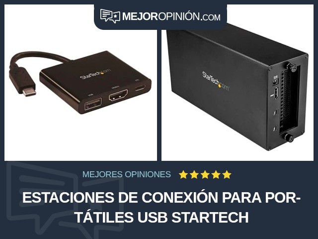 Estaciones de conexión para portátiles USB StarTech