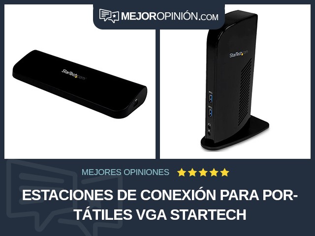 Estaciones de conexión para portátiles VGA StarTech