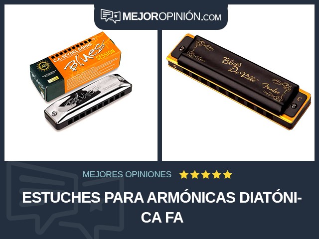 Estuches para armónicas Diatónica Fa