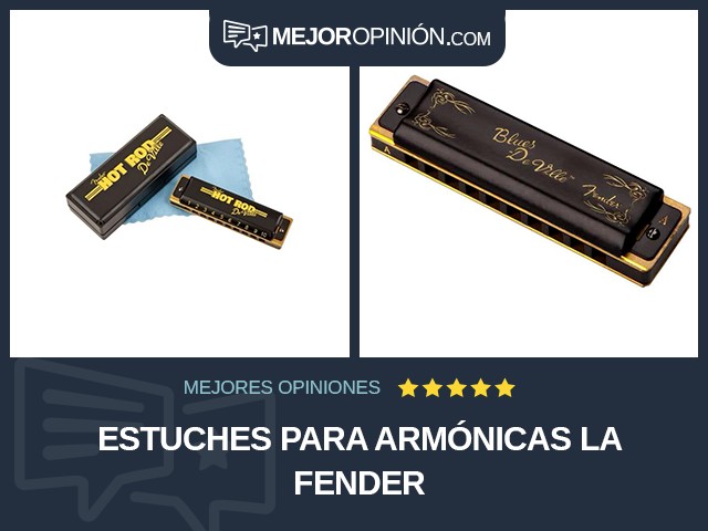 Estuches para armónicas La Fender