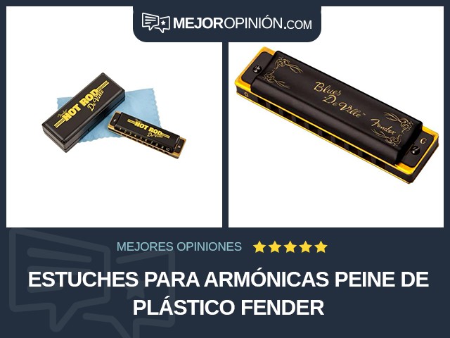 Estuches para armónicas Peine de plástico Fender