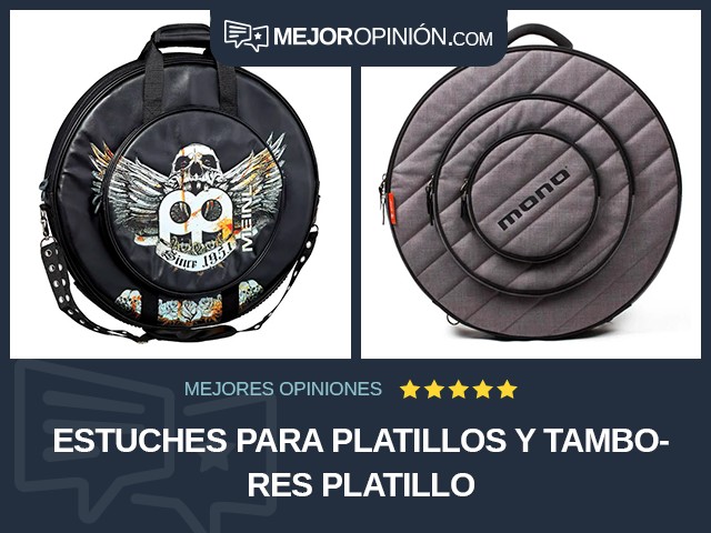 Estuches para platillos y tambores Platillo