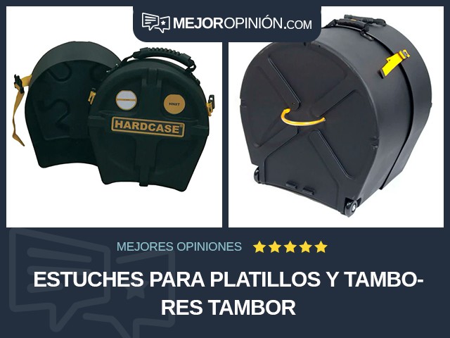 Estuches para platillos y tambores Tambor