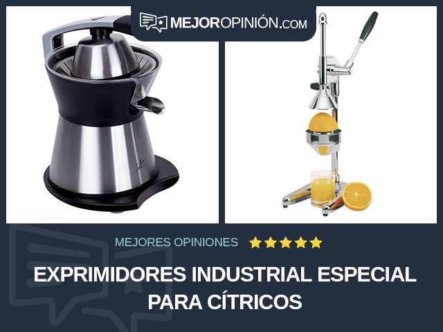 Exprimidores Industrial Especial para cítricos