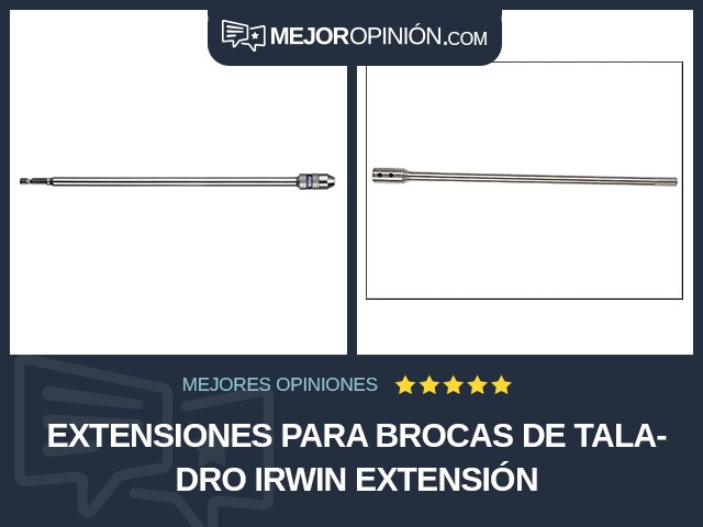 Extensiones para brocas de taladro IRWIN Extensión